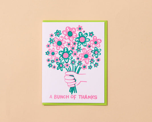 Thanks a Bunch Bouquet Card
