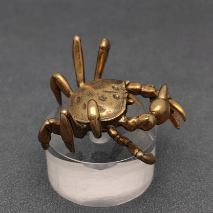 Brass Crab Desktop Ornaments Decoration