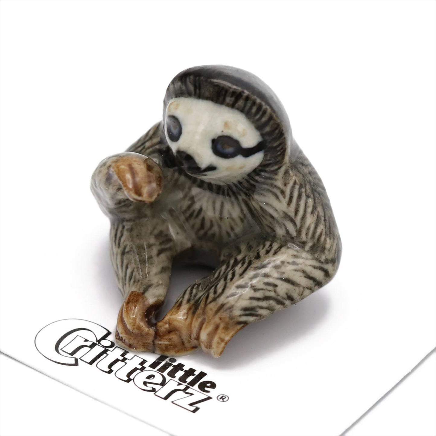 Porcelain Buttercup the Three-Toed Sloth Figurine