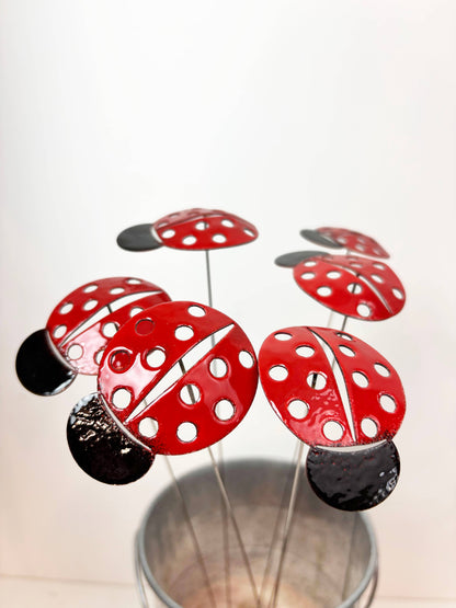 Copper Enamel Ladybug