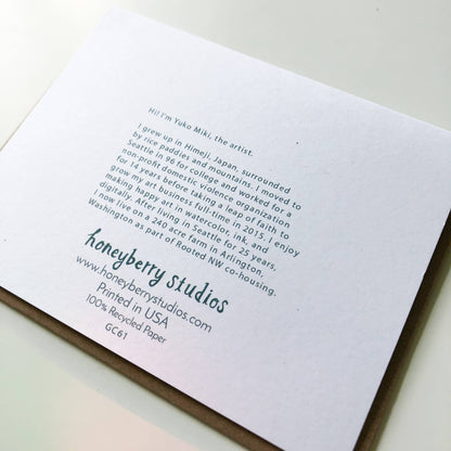 Blue Bird of Happiness Greeting Card