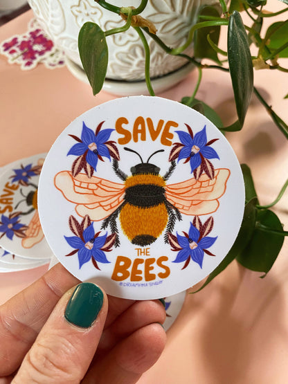 Save the Bees Sticker