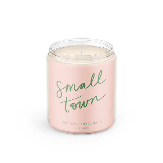 8 oz. Poured Goods Small Town Soy Wax Candle