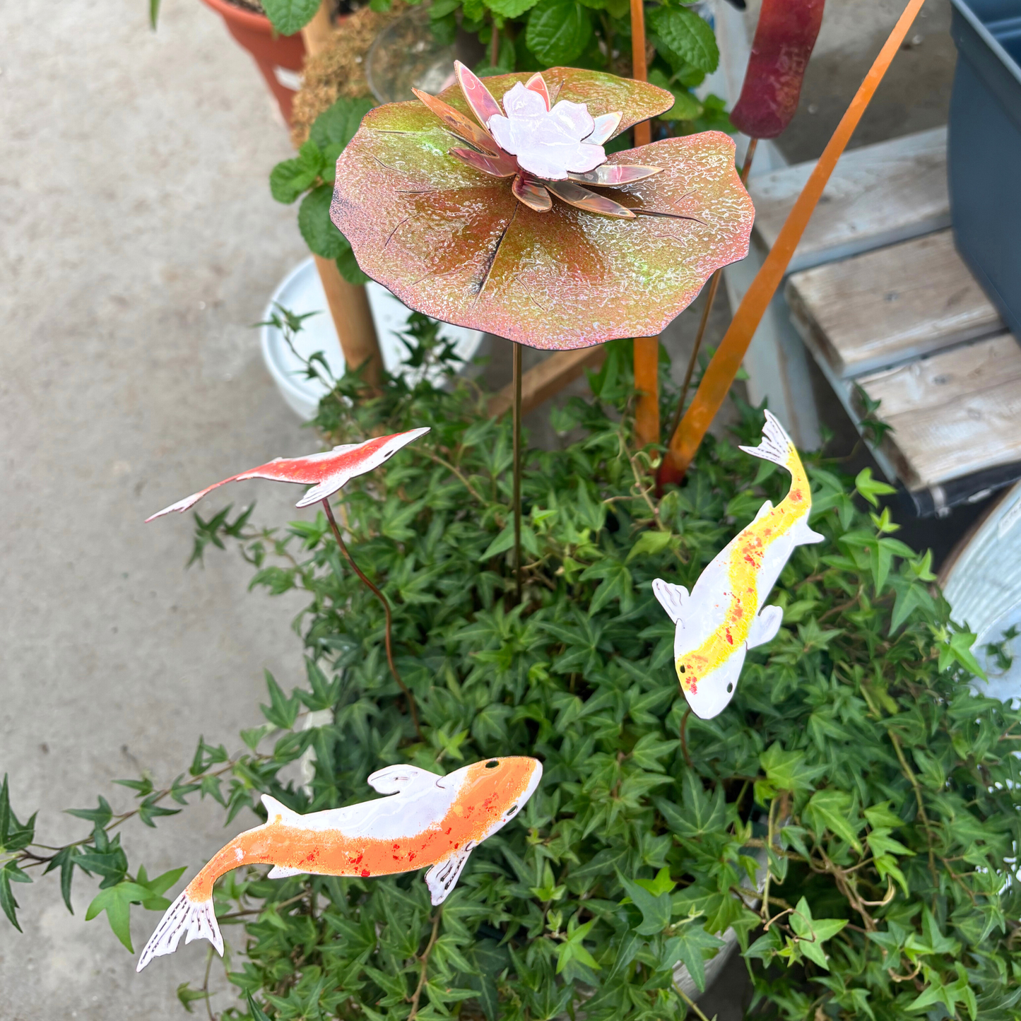 Copper Enamel Koi