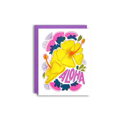 Aloha Hawaii Greeting Card