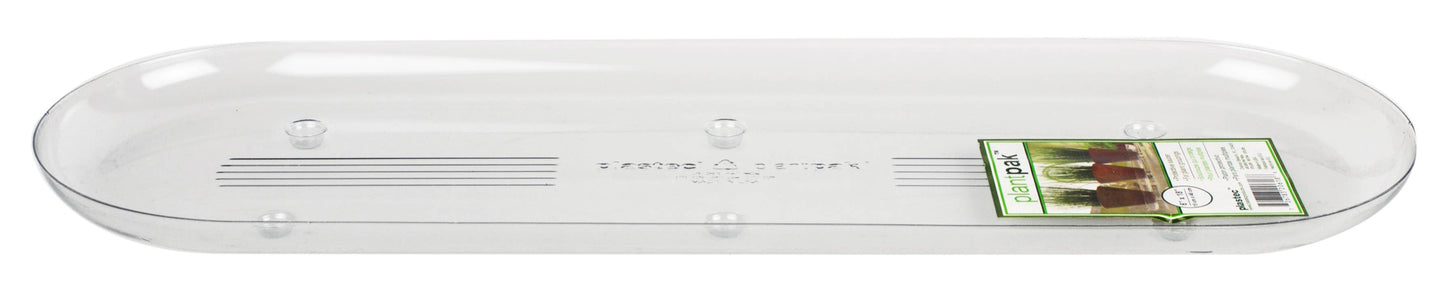 Plantpak™ Saucer - Clear Plastic