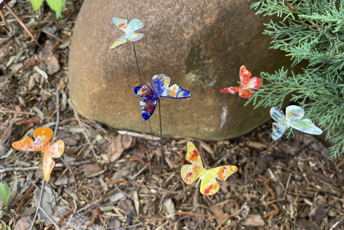 Copper Enamel Butterfly
