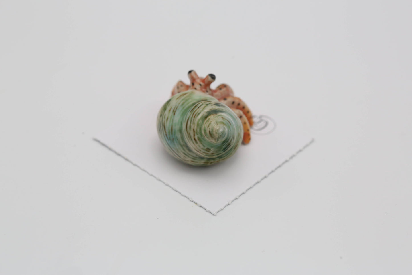 Porcelain Hermit Crab Figurine