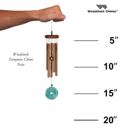 16 in. Woodstock Turquoise Chime