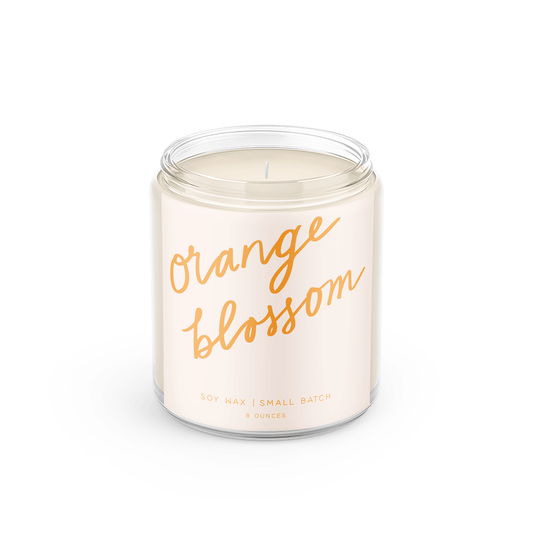 8 oz. Poured Goods Orange Blossom Soy Wax Candle
