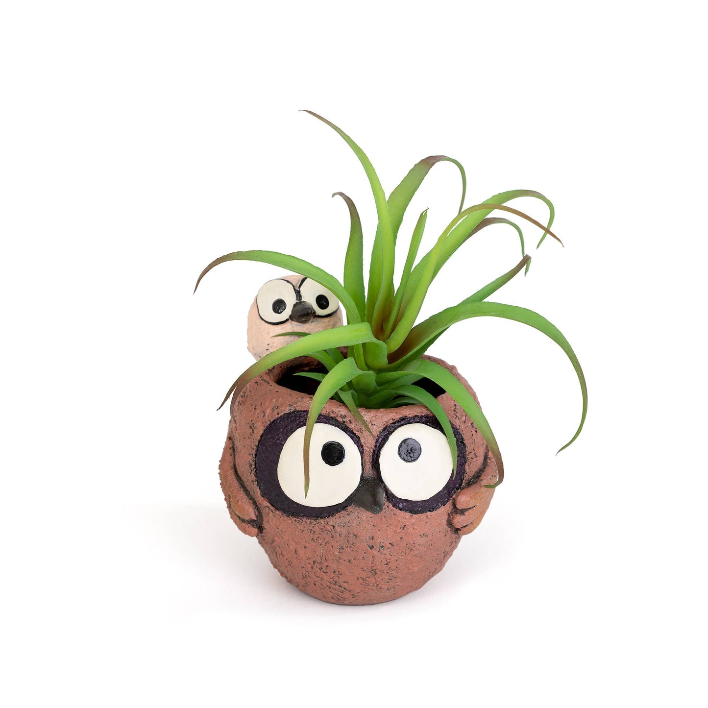 Pip & Squeak The Piggyback Owls Blobhouse® Planter