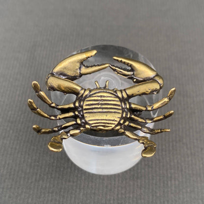 Brass Crab Crafts Decoration Desktop Ornaments