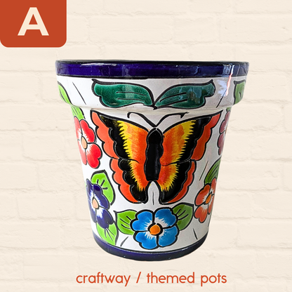 Mexican Talavera Classic Flower Pot