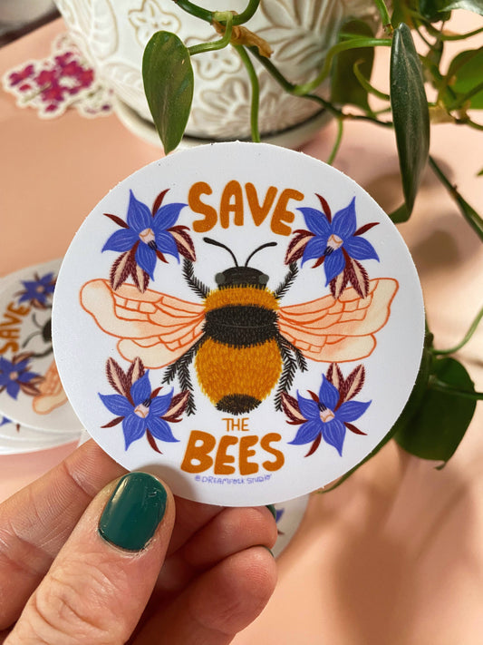 Save the Bees Sticker
