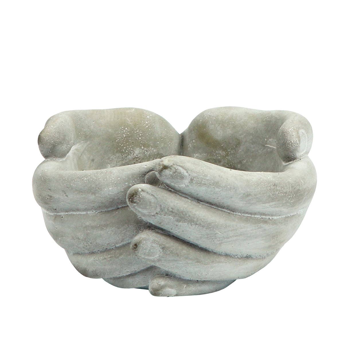 Cast Concrete Helping Hand Planter