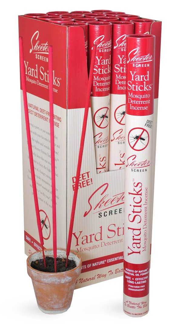 Skeeter Screen™ Yard Sticks™ Mosquito Deterrent Incense