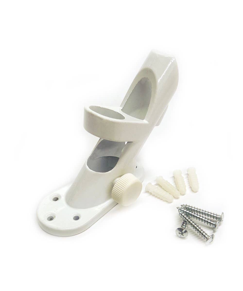 Multi-Purpose Aluminum White Hardware Bracket