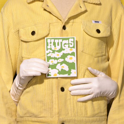 Matilija Poppy Hugs Greeting Card