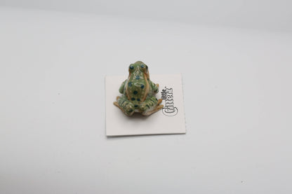 Porcelain Rana The Leopard Frog Figurine