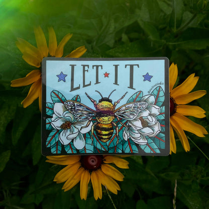 Let It Bee Sticker