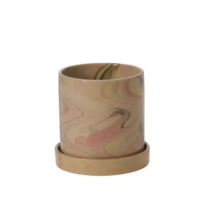 Melage Pot With Saucer