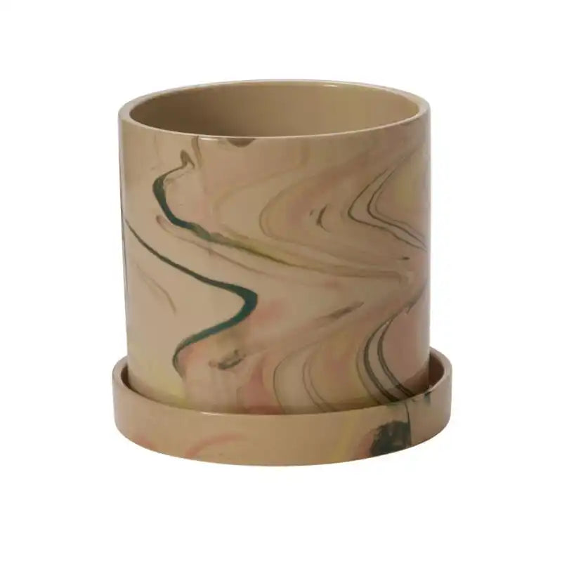 Melage Pot With Saucer