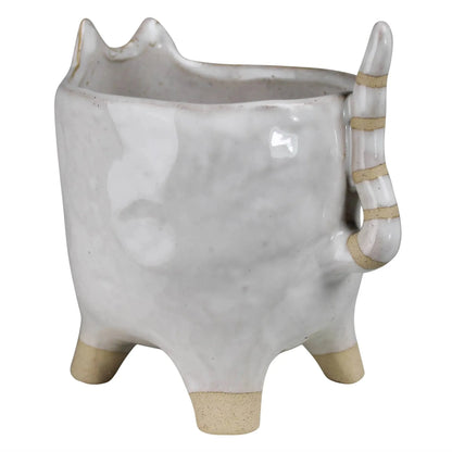 Cat Cachepot, Ceramic