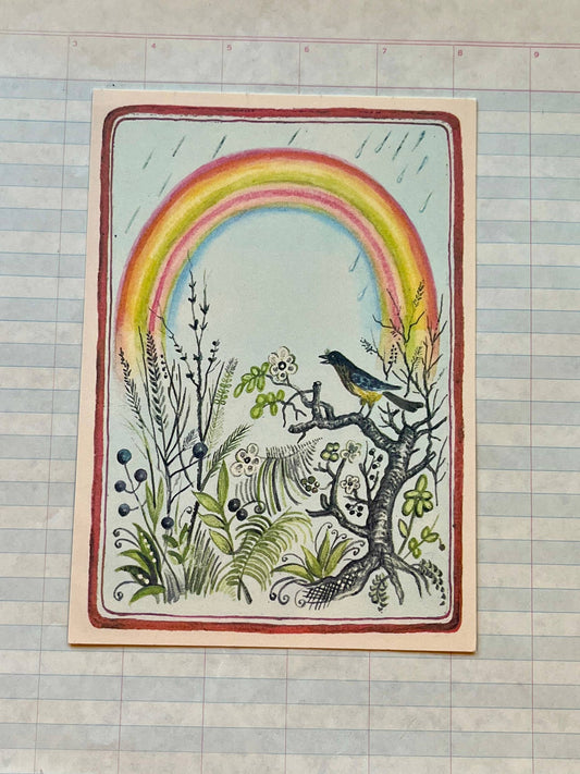 Folk Rainbow Note Card Set