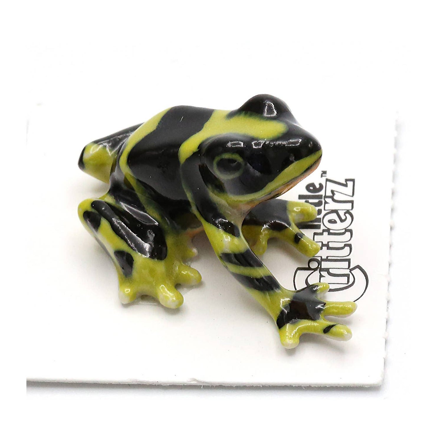 Porcelain Dart Frog Figurine