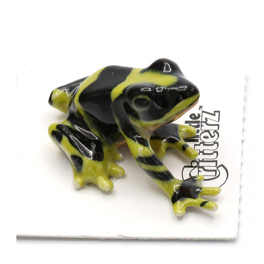 Porcelain Dart Frog Figurine