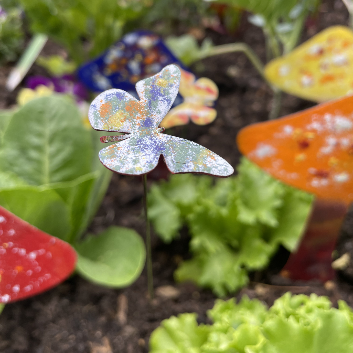 Copper Enamel Butterfly
