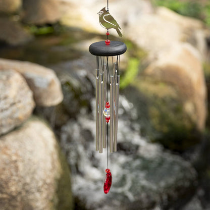 20 in. Woodstock Crystal Cardinal Chime