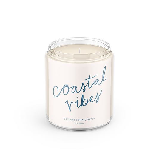 8 oz. Poured Goods Coastal Vibes Soy Wax Candle