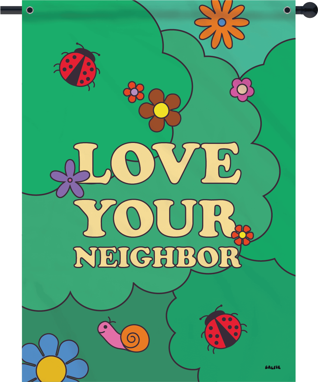 Love Your Neighbor Flag
