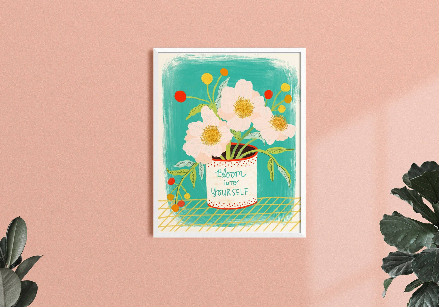 Bloom Into Yourself Art Print