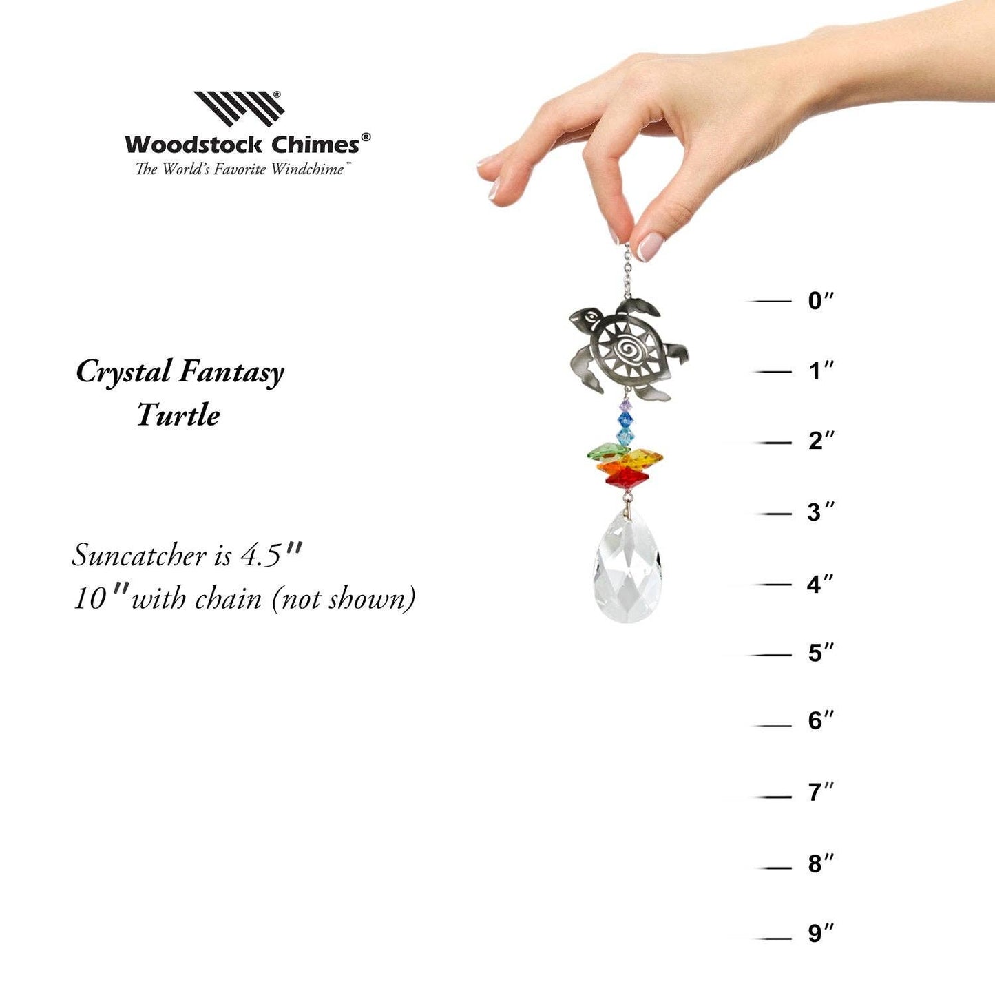 4 in. Woodstock Crystal Fantasy™ Turtle Chime