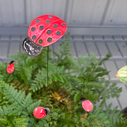 Copper Enamel Ladybug