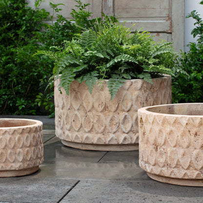 Campania Oriel Low Planter