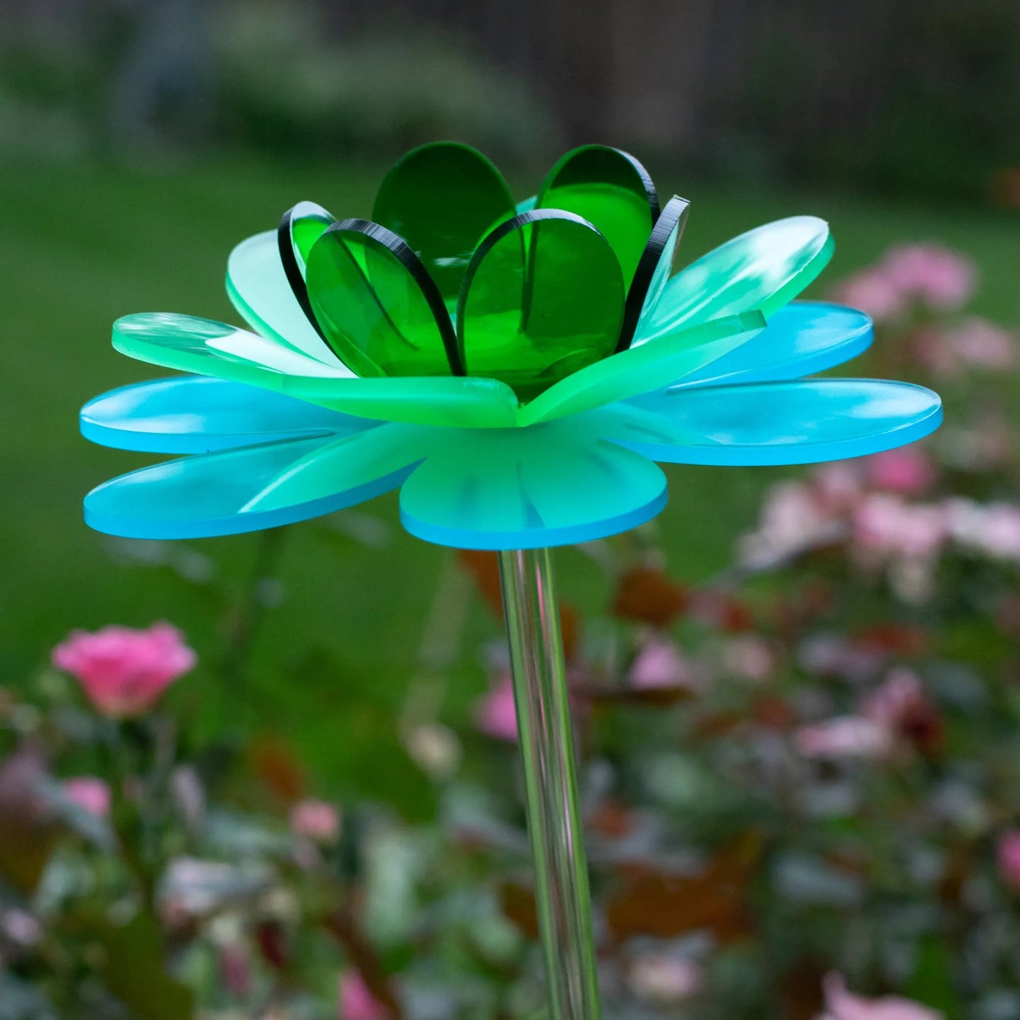 Handmade gift flower stake - Ocean Lotus