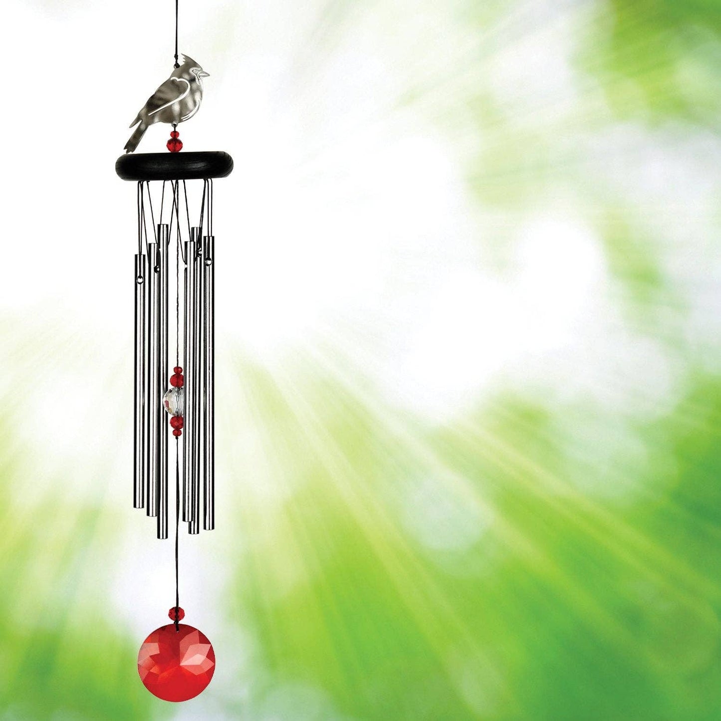 20 in. Woodstock Crystal Cardinal Chime