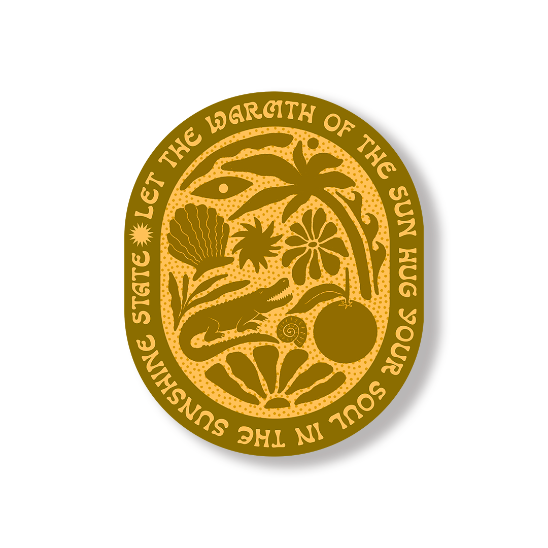 Let The Warmth Of The Sun Hug Your Soul Sticker