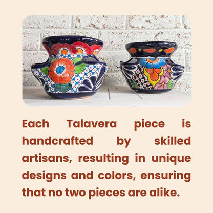 Mexican Talavera Boot Planter