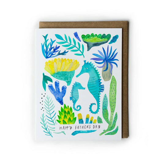 Seahorse Father's Day Greeting Card