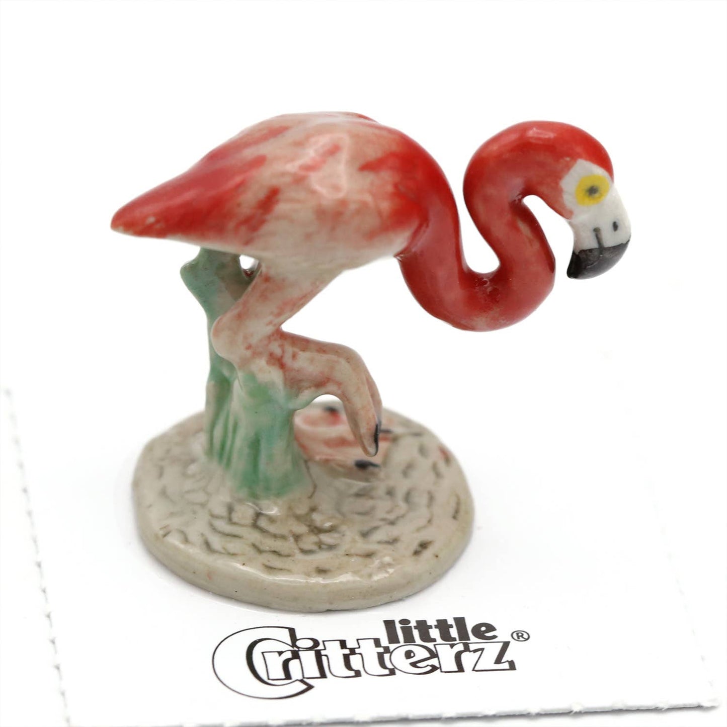 Porcelain Wade the Flamingo Figurine