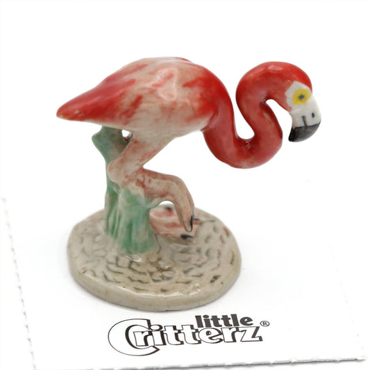 Porcelain Wade the Flamingo Figurine