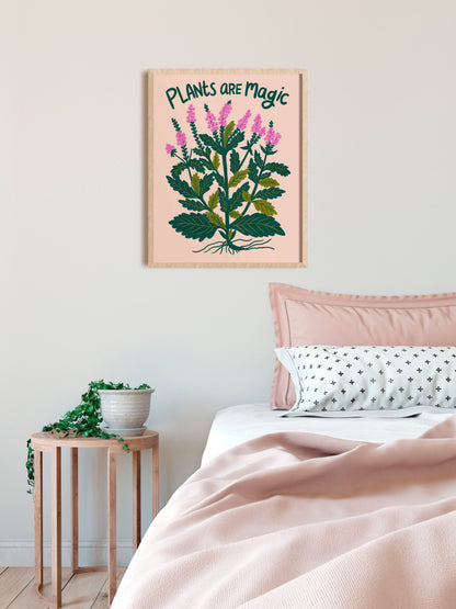 Plants are Magic Art Print