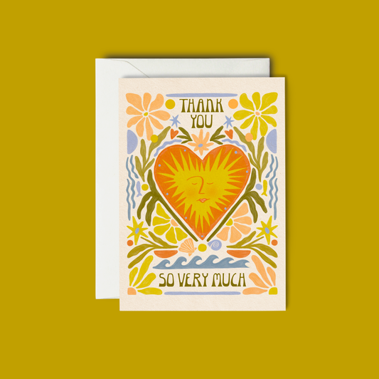 Thank You So Very Much Greeting Card