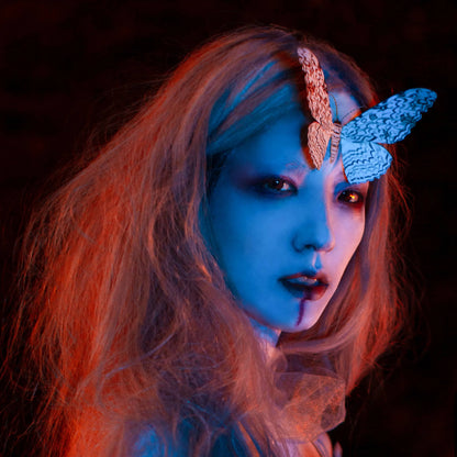 Halloween 'Witch' Paper Moth Set