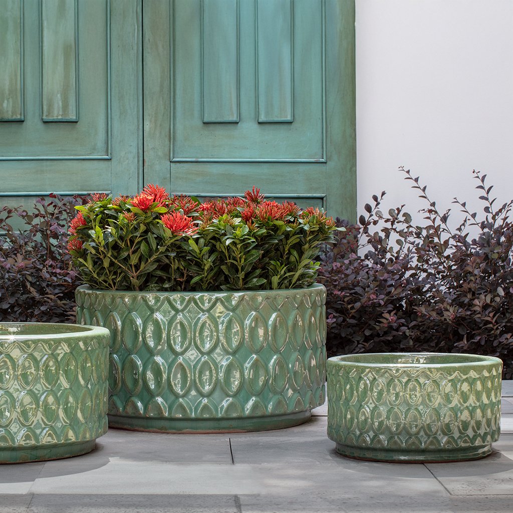 Campania Oriel Low Planter