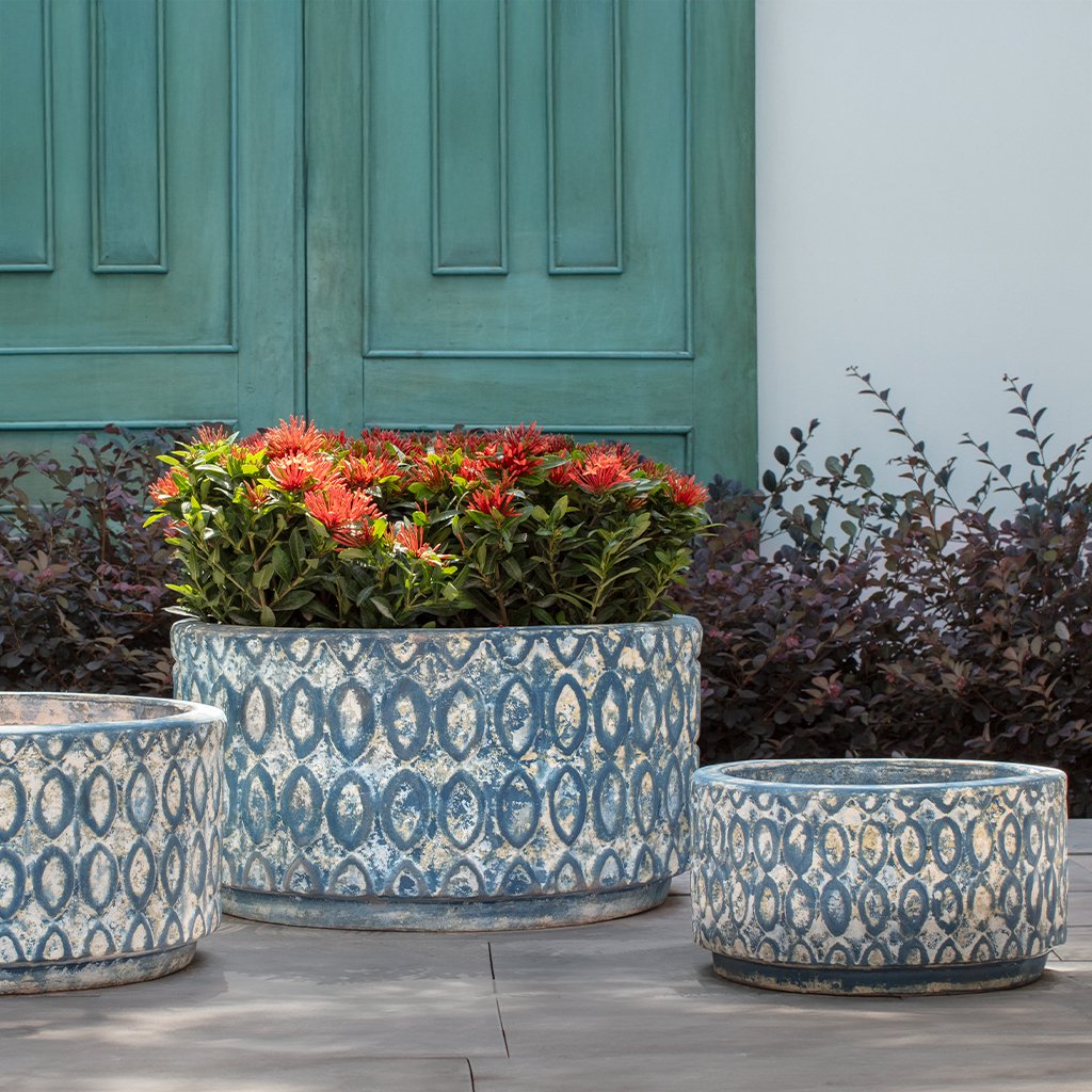 Campania Oriel Low Planter